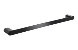Abode Uno Single Towel Rail - Matt Black
