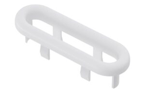 Oval Overflow Ring - White