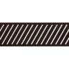 Linear Tray Waste Cover - Matt Black