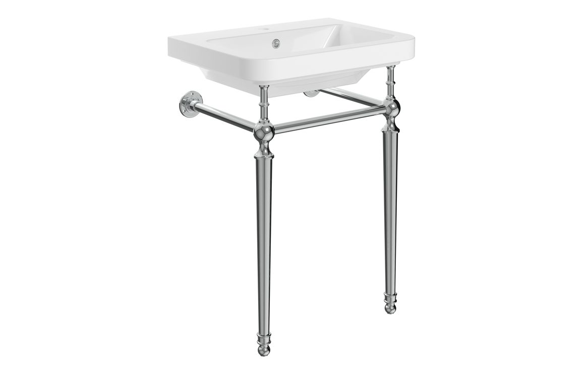 Crompton 810mm 1TH Console Basin - Chrome