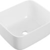 Lismore 355mm Ceramic Round Washbowl & Waste - Matt Deep Blue