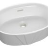 1242mm Standard Square One-Piece Basin & Overflow Ring - Left Hand