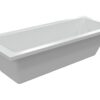 Ramsdell Square Single End 1600x700x550mm 0TH Bath w/Legs