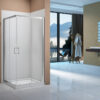 Merlyn Vivid Boost 900mm Corner Entry - Chrome
