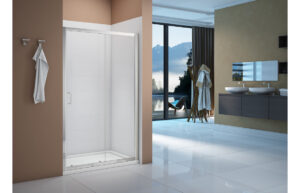 Merlyn Vivid Boost 1100mm Sliding Door - Chrome