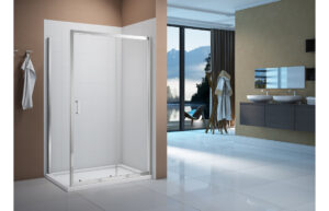 Merlyn Vivid Boost 800mm Side Panel - Chrome
