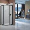 Merlyn Vivid Boost 800mm 1 Door Quadrant - Matt Black