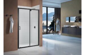 Merlyn Vivid Boost 1000mm Sliding Door - Matt Black