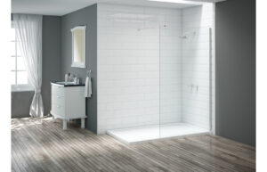 Merlyn 900mm Wetroom Panel - Chrome