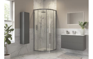 Aqua Platinum 900x900mm 2 Door Quadrant - Chrome