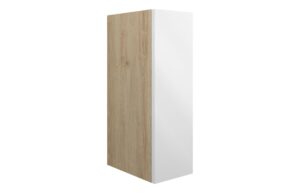 Truro 200mm Standard Toilet Roll Unit - White Gloss (Oak Cab)