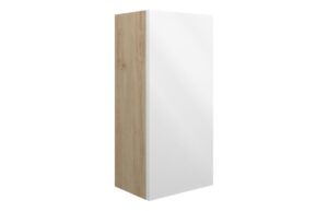 Truro 300mm Slim Base Unit - White Gloss (Oak Cab)