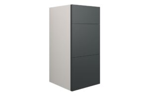 Truro 300mm Standard 3 Drawer Unit - Matt Graphite Grey (Grey Cab)