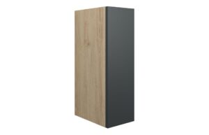 Truro 200mm Standard Toilet Roll Unit - Matt Graphite Grey (Oak Cab)