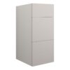 Truro 300mm Standard 3 Drawer Unit - Matt Dove Grey (Grey Cab)