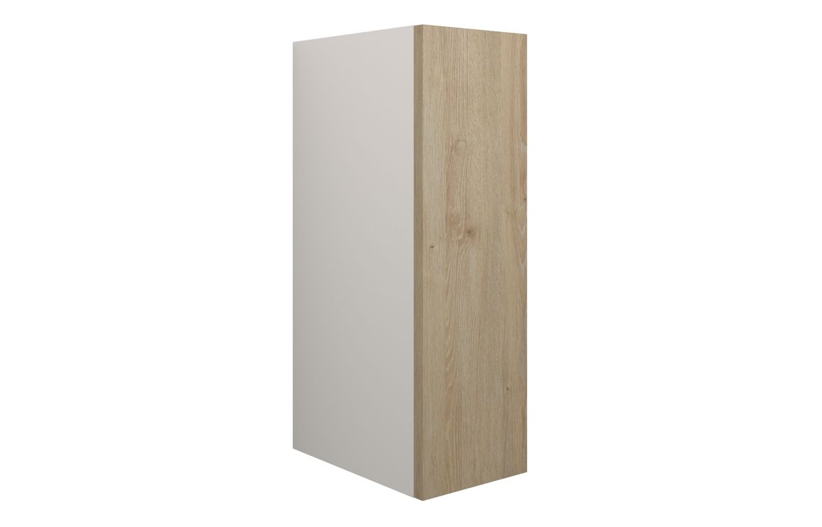 Truro 200mm Standard Toilet Roll Unit - Havana Oak (Grey Cab)