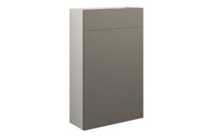 Truro 500mm Slim WC Unit - Matt Stone (Grey Cab)