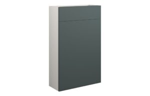 Truro 500mm Slim WC Unit - Matt Green (Grey Cab)