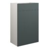 Truro 500mm Standard WC Unit - Matt Green (Grey Cab)