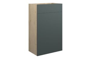Truro 500mm Standard WC Unit - Matt Green (Oak Cab)