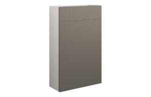 Tewin 500mm Slim WC Unit - Matt Stone (Grey Cab)