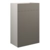 Tewin 500mm Standard WC Unit - Matt Stone (Grey Cab)