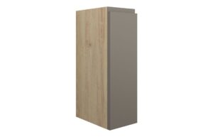 Tewin 200mm Standard Toilet Roll Unit - Matt Stone (Oak Cab)