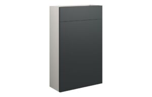 Tewin 500mm Slim WC Unit - Matt Graphite Grey (Grey Cab)