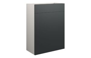 Tewin 600mm Standard WC Unit - Matt Graphite Grey (Grey Cab)