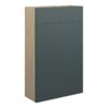 Tewin 500mm Slim WC Unit - Matt Green Camo (Oak Cab)