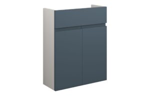 Tewin 500mm Slim Basin Unit - Matt Arley Blue (Grey Cab)