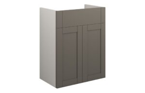 Verity 500mm Standard Basin Unit - Matt Stone (Grey Cab)