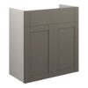 Verity 600mm Standard Basin Unit - Matt Stone (Grey Cab)