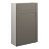 Verity 500mm Slim WC Unit - Matt Stone (Grey Cab)