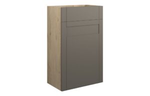 Verity 500mm Standard WC Unit - Matt Stone (Oak Cab)