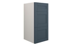 Verity 300mm Standard 3 Drawer Unit - Matt Arley Blue (Grey Cab)