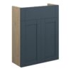 Verity 500mm Slim Basin Unit - Matt Arley Blue (Oak Cab)