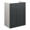 Verity 500mm Standard Basin Unit - Matt Graphite Grey (Grey Cab)