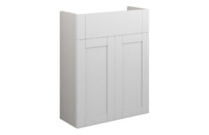 Verity 500mm Slim Basin Unit - Matt White (Grey Cab)