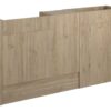 Truro 1536mm Standard Basin  WC & 1 Door Unit Pack - Havana Oak (Oak Cab)