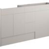 Truro 1536mm Standard Basin  WC & 3 Drawer Unit Pack - Matt Dove Grey (Grey Cab)