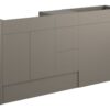 Truro 1536mm Standard Basin  WC & 3 Drawer Unit Pack - Matt Stone (Grey Cab)