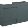 Tewin 1236mm Standard Basin & WC Unit Pack - Matt Green Camo (Oak Cab)