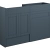 Verity 1236mm Standard Basin & WC Unit Pack - Matt Arley Blue (Grey Cab)