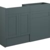 Verity 1236mm Standard Basin & WC Unit Pack - Matt Green Camo (Grey Cab)