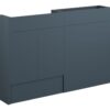 Truro 1236mm Slim Basin & WC Unit Pack - Matt Arley Blue (Grey Cab)