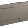 Tewin 1536mm Slim Basin  WC & 1 Door Unit Pack - Matt Stone (Oak Cab)