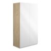 Tewin 600mm Standard 2 Door Storage Unit - White Gloss (Oak Cab)