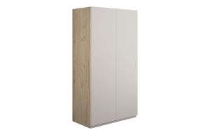Tewin 600mm Standard 2 Door Storage Unit - Matt Dove Grey (Oak Cab)