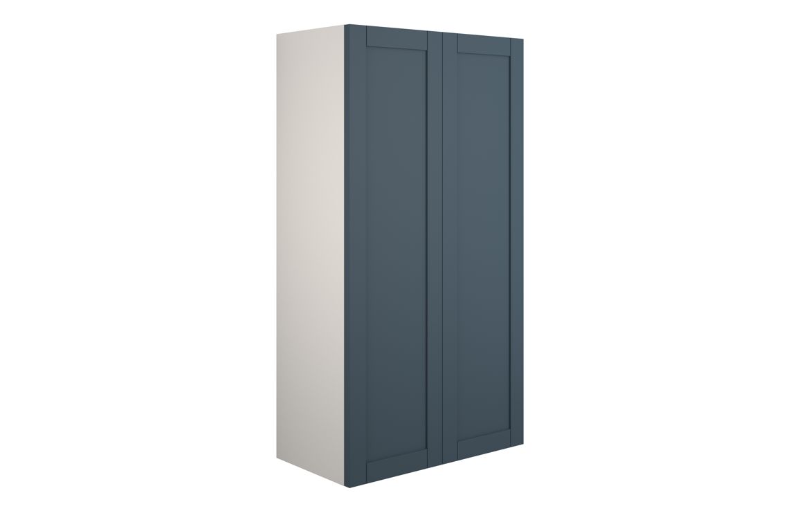 Verity 600mm Standard 2 Door Storage Unit - Matt Arley Blue (Grey Cab)